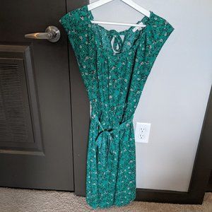Green Floral Dress